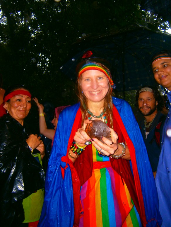 9.13.0.0.0.0-- Kin 207--4 Ajaw (Dec. 21, 2012) Closing of the Cycle Palenque in dedication to Jose Arguelles/Valum Votan with Crystal Skull--Star Rainbow Serpent